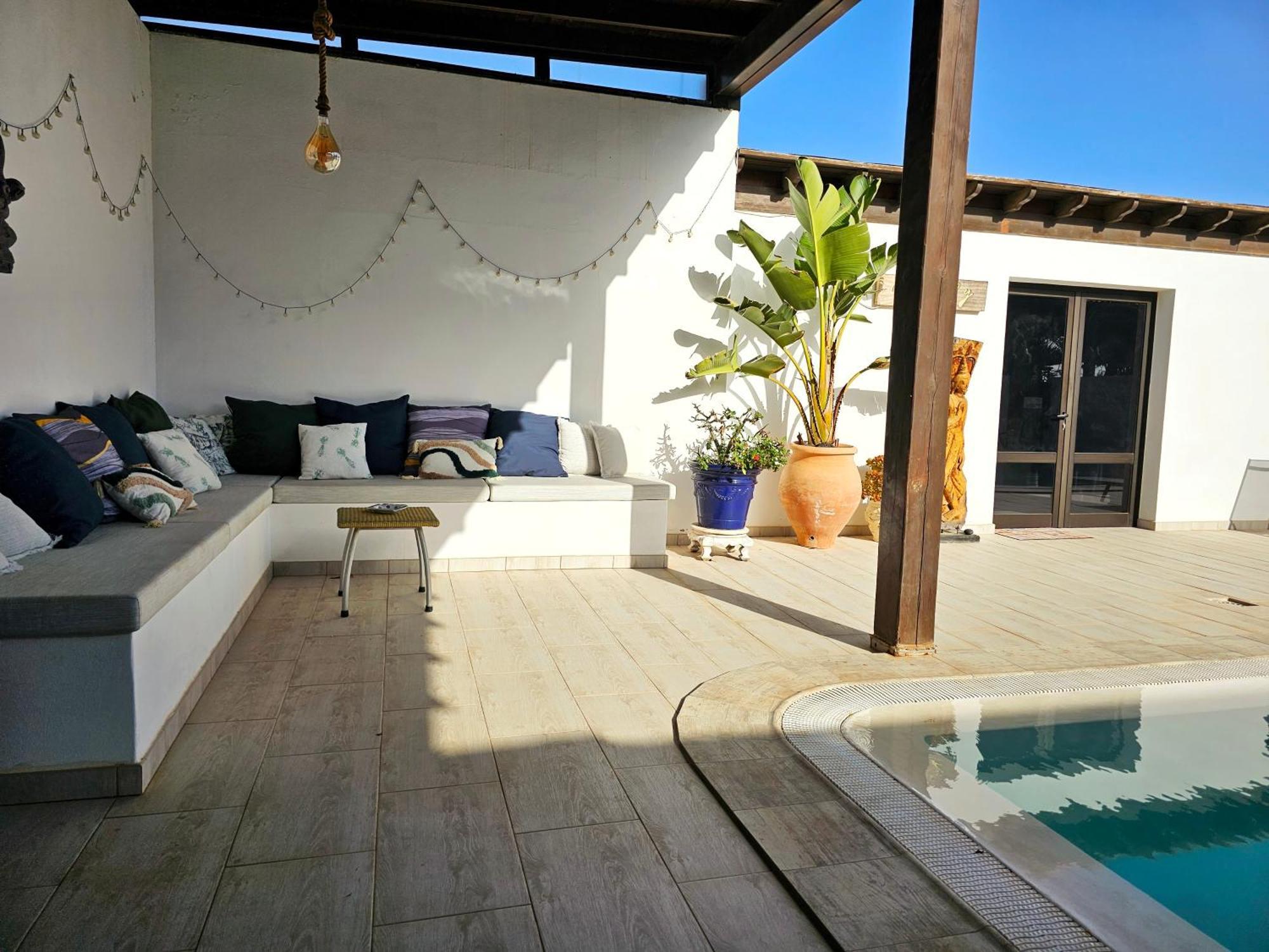 Villa Nazoly, Oasis De Tranquilidad Con Piscina Privada En El Corazon De Lanzarote Nazaret Exterior photo